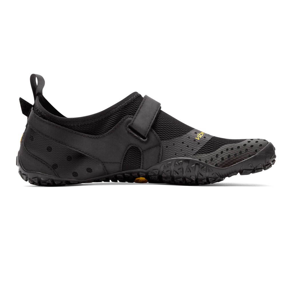 Zapatos De Agua Hombre Negros - FiveFingers V-Aqua - FQIRAC-867